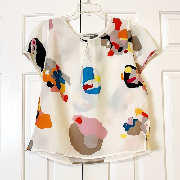 Objects Without Meaning "Francie" Mike Mills Print. 100% Japanese Cupro Top. - Picture 3 of 16